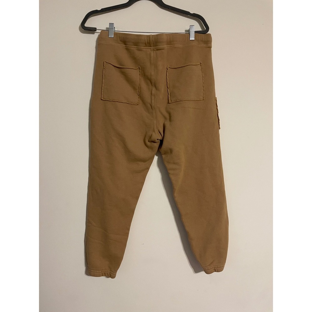 Frank & Eileen Women's Sweatpants Size M Tan Drawstring Joggers Relaxed Fit - Picture 2 of 3